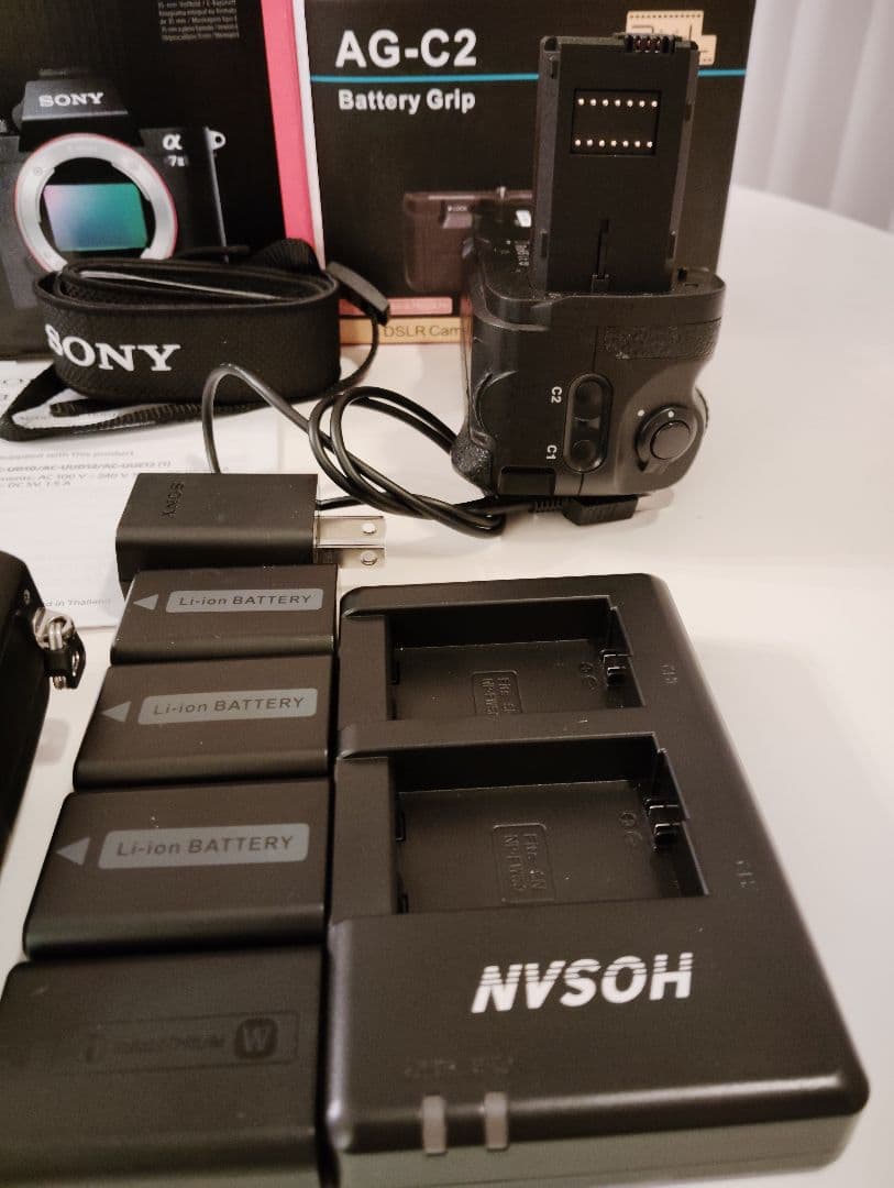 n*o様 超美品 SONY α7 II ミラーレス一眼 バッテリーグリップ付