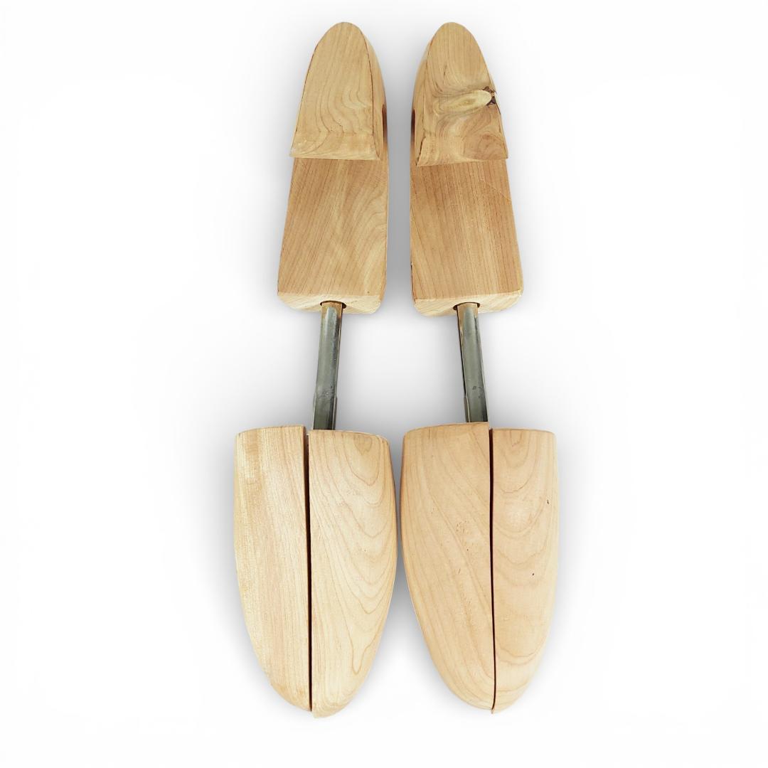 希少レーベル|ヤンコ|プレーントゥ|シューツリー付き|6|茶|i1763