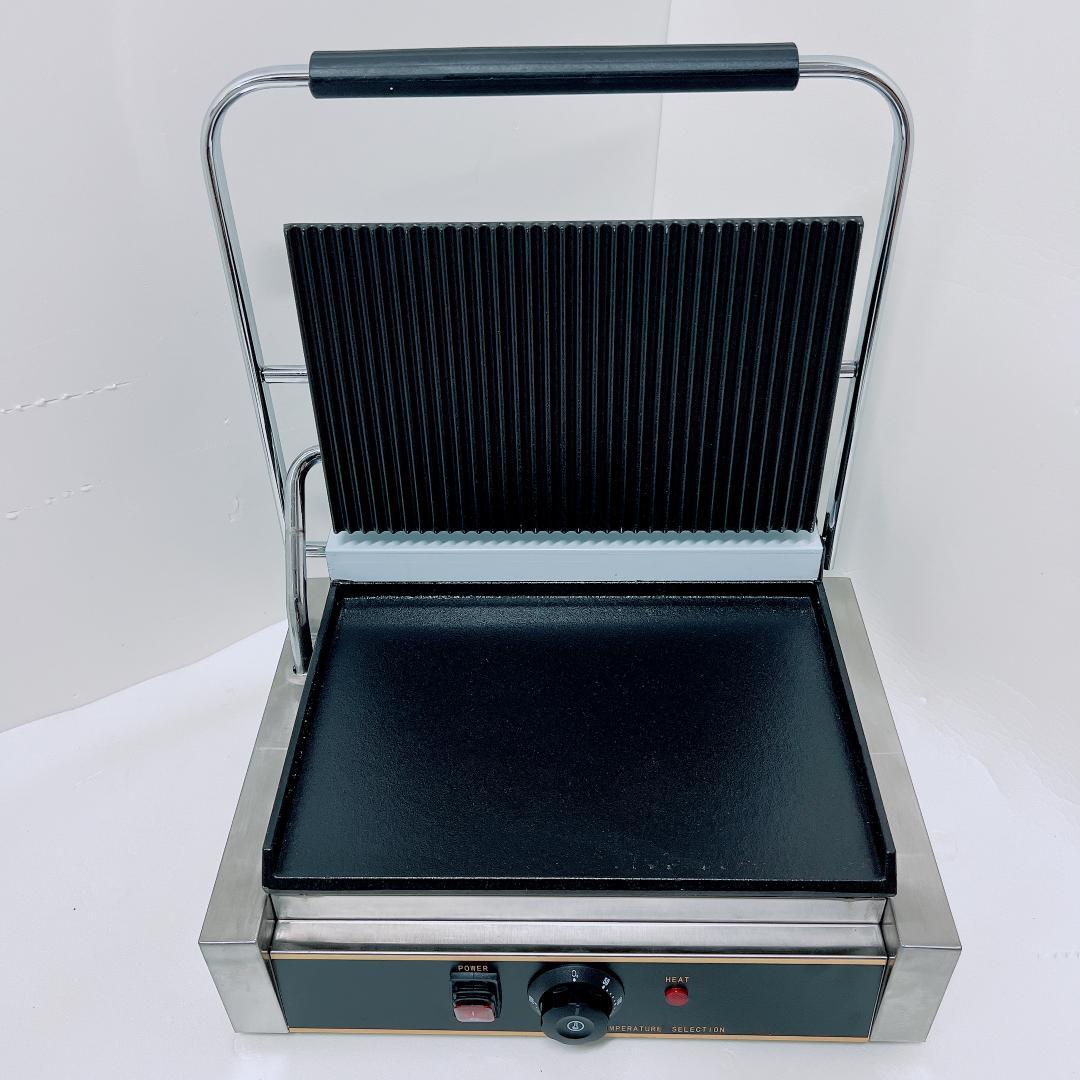 【未使用✨送料無料】パニーニクッカー グリドル プレス鉄板 業務用ホットプレート
