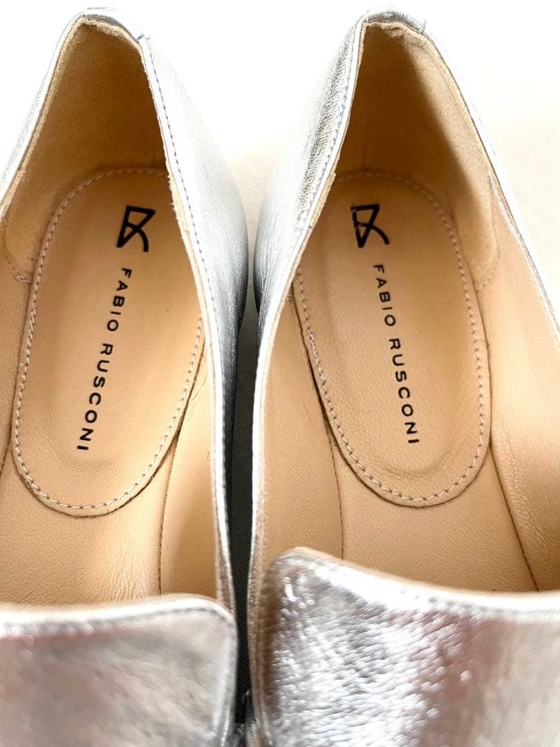 ファビオルスコー二 レザーフラットシューズ ローファー 36