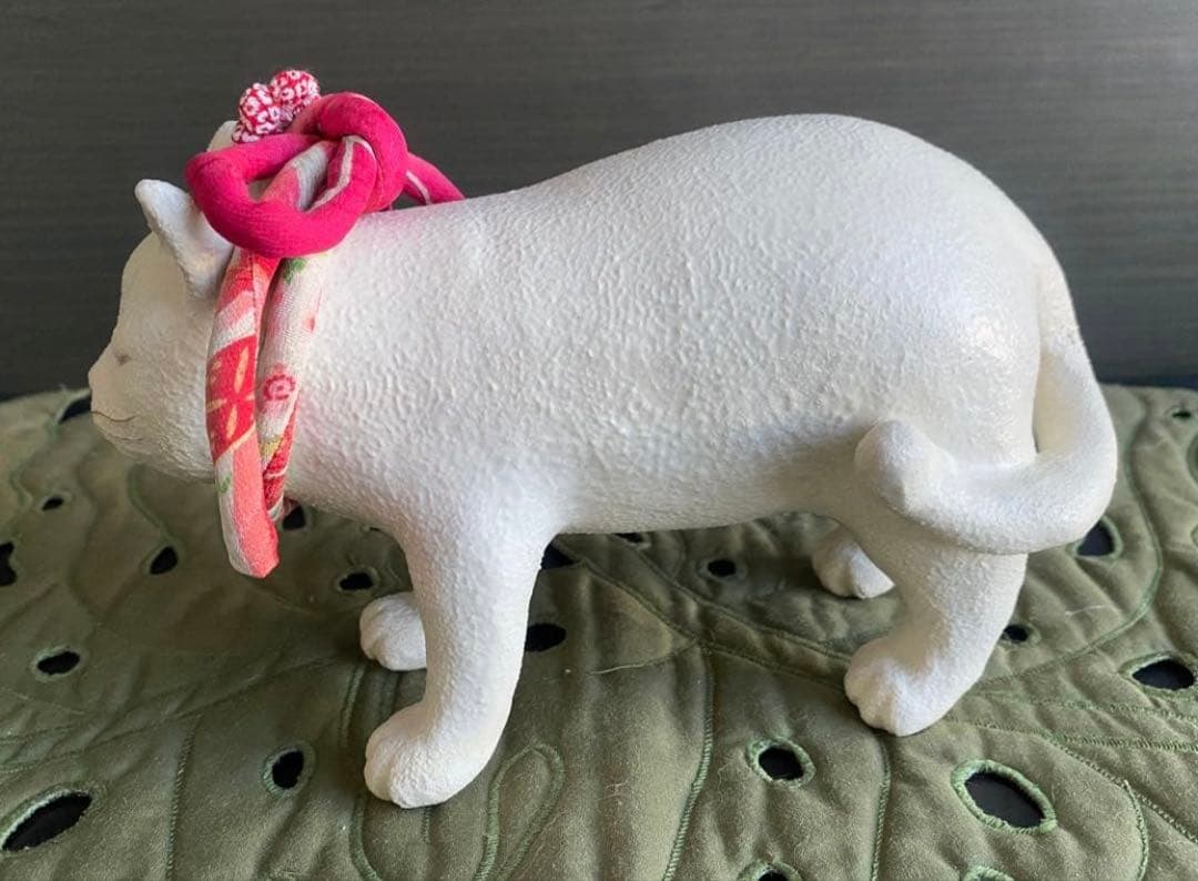 中古品【陶器製　猫】2点セット☆