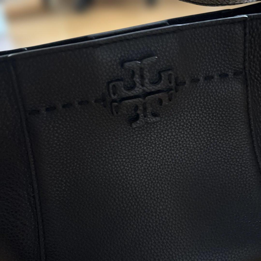 Tory Burch 黒 レザー ショルダーバッグ