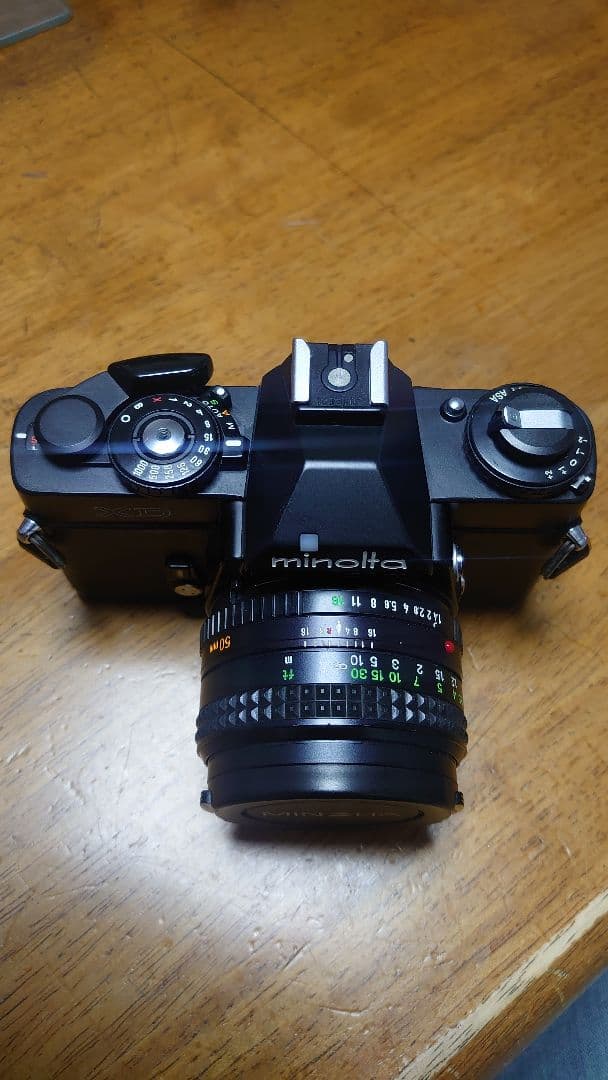 ミノルタ XD Black body MD Rokkor 50mm F1.4