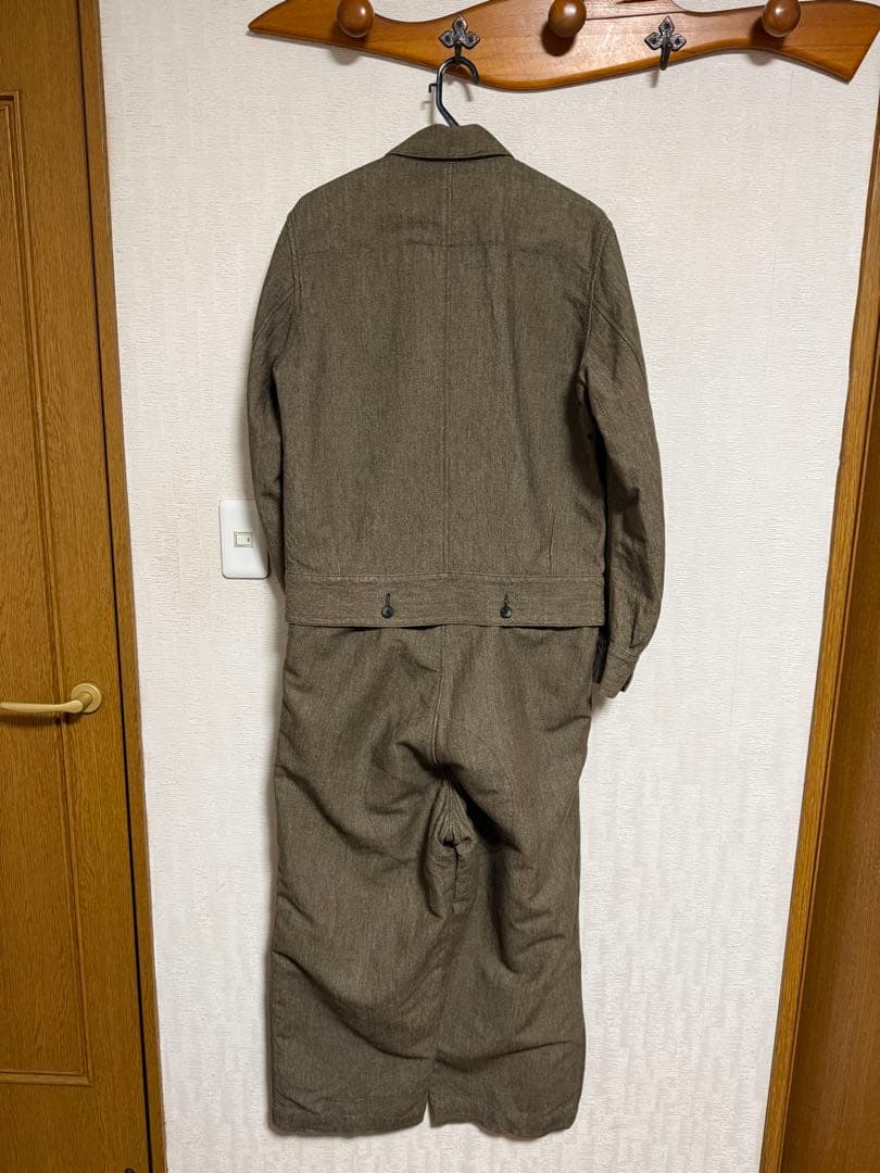 【サイズ7裾上済】sus-sous overall setups ブラウン