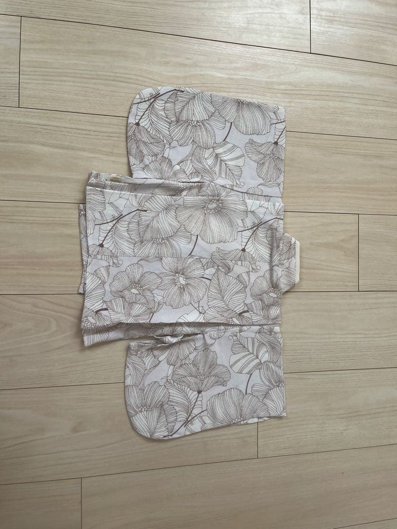 E*＊様 ベビー袴　女の子　tsukihana レン袴　ベビー着物　白　ホワイト