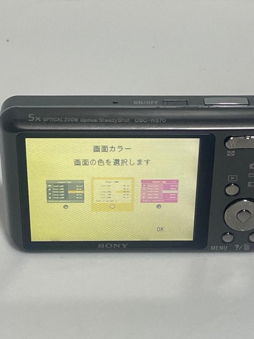 訳あり　ソニー　Cyber-shot DSC-W570 デジタルカメラ