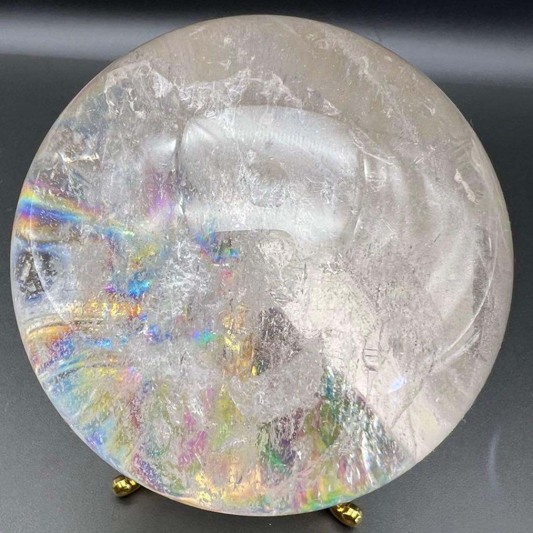 ✳️専用‼️極上別格品☆極煌玉✨ハイクオリティ✨虹入り ヒマラヤ水晶 丸玉 天然石