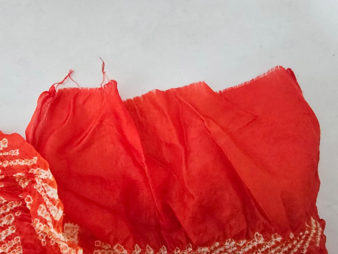 七五三　5歳～　アンティーク 正絹　着物　セット　女の子 c90