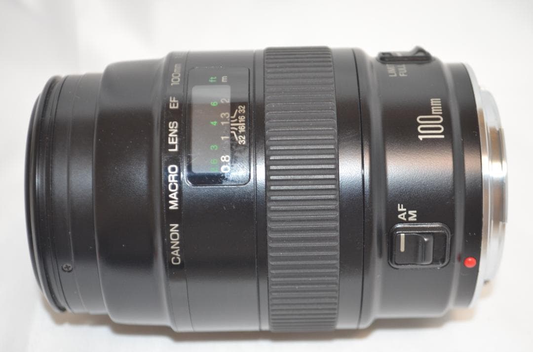 極美品　Canon キヤノン EF 100mm F2.8 マクロレンズ