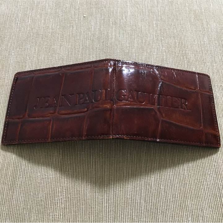 JEAN PAUL GAULTIER 廃盤クロコエンボスレザーカードケース