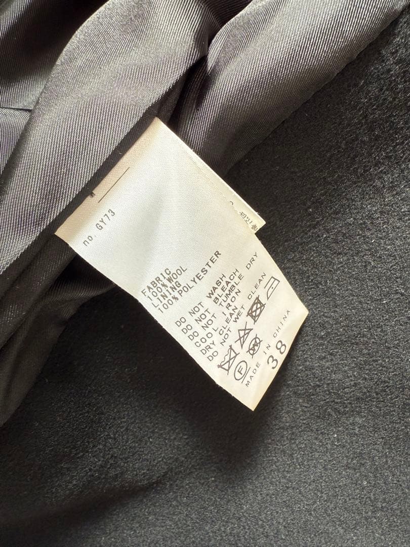 JOURNAL STANDARD スーパー140ビーバーテーラーコート　黒　38