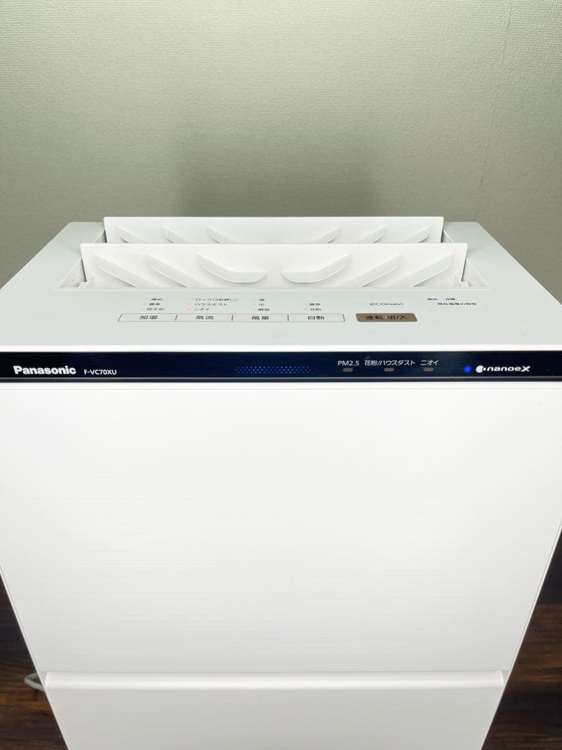 【24時間発送・清掃動作確認済】パナソニック・F-VC70XU・ 加湿空気清浄機