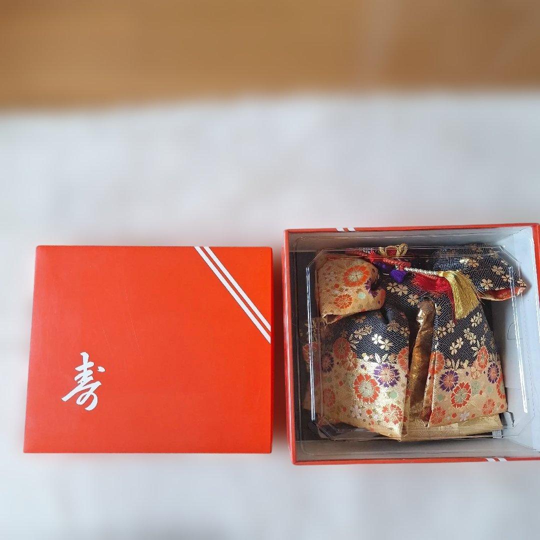 七五三　七歳用正絹着物と作り帯、小物セット中古品