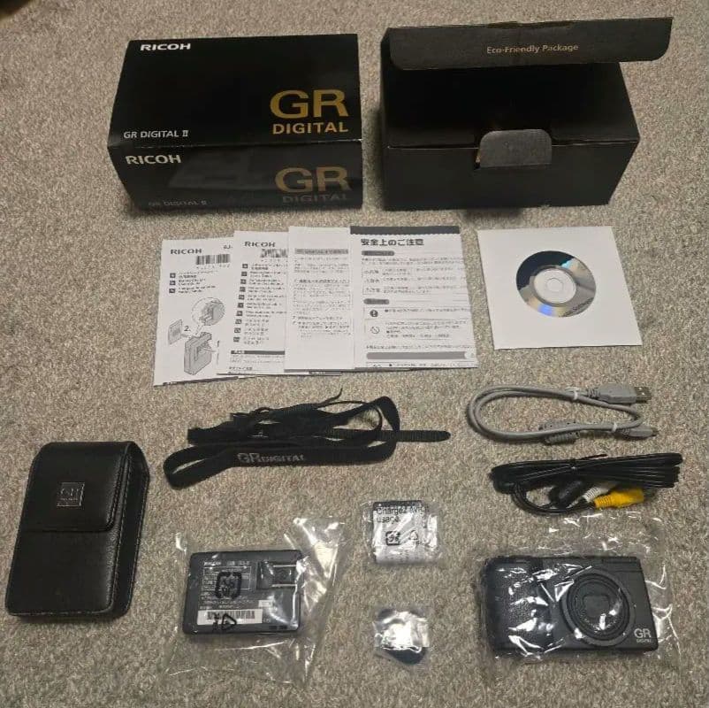 【RICOH】GR DIGITAL Ⅱ コンパクトデジタルカメラ 一式
