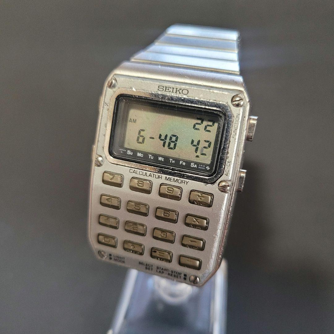 専用 SEIKO 0515カリキュレーター腕時計 データバンク