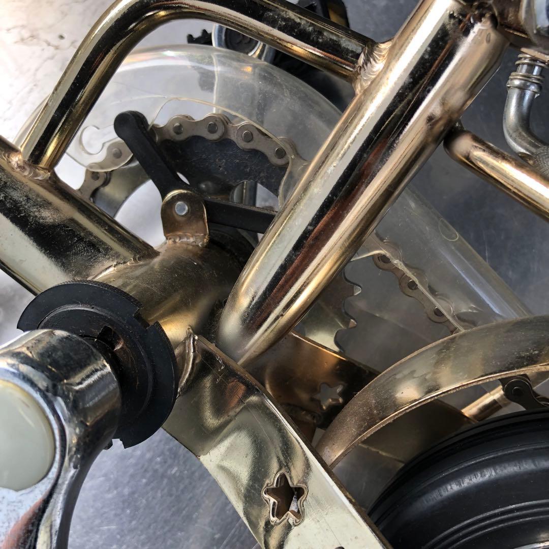 縁*様 豆チャリ　ミニ自転車　インテリア　ミニチャリ アンティーク　ヴィンテージ