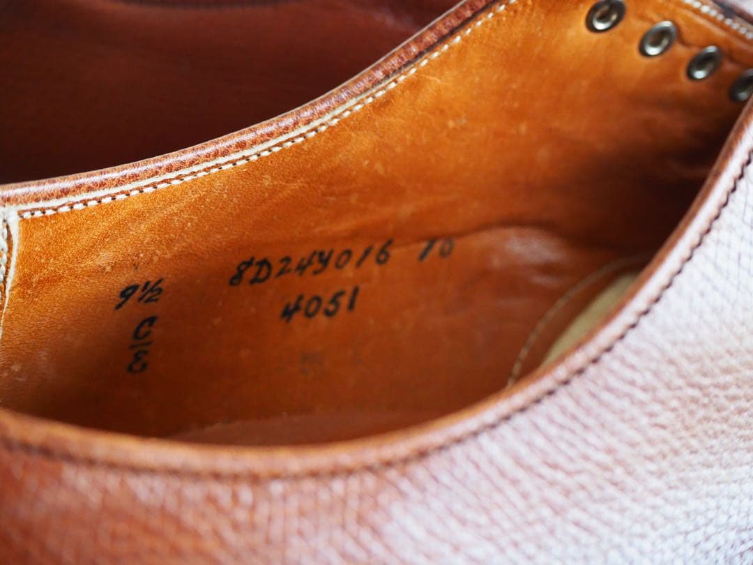 靴 70s Alden 4051 Algonquin Ripple sole