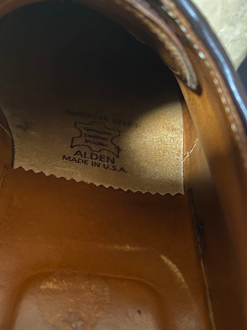 S*g様 Alden オールデン コードバン 9D バーガンディー シューツリー