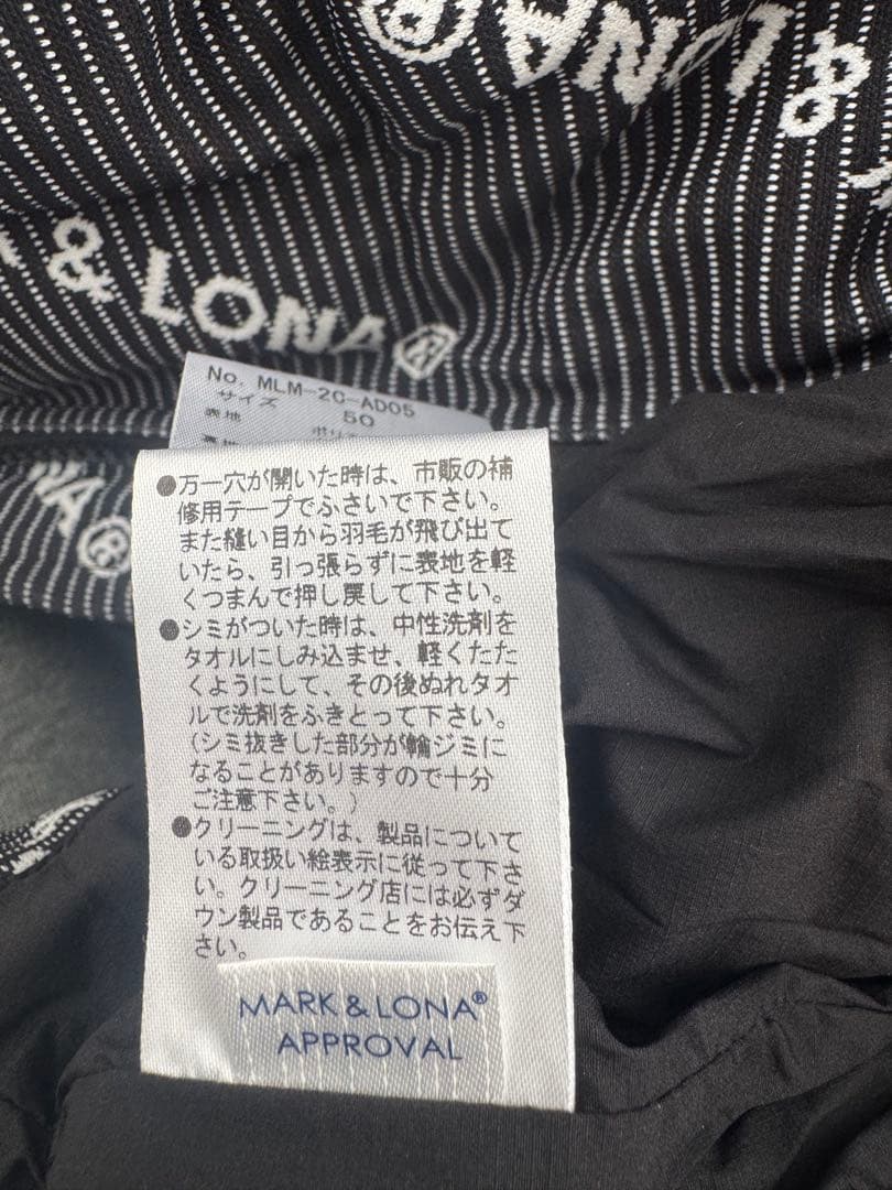 y*s様 【新品未使用】マーク&ロナ ダウンベスト ゴルフ MARK&LONA