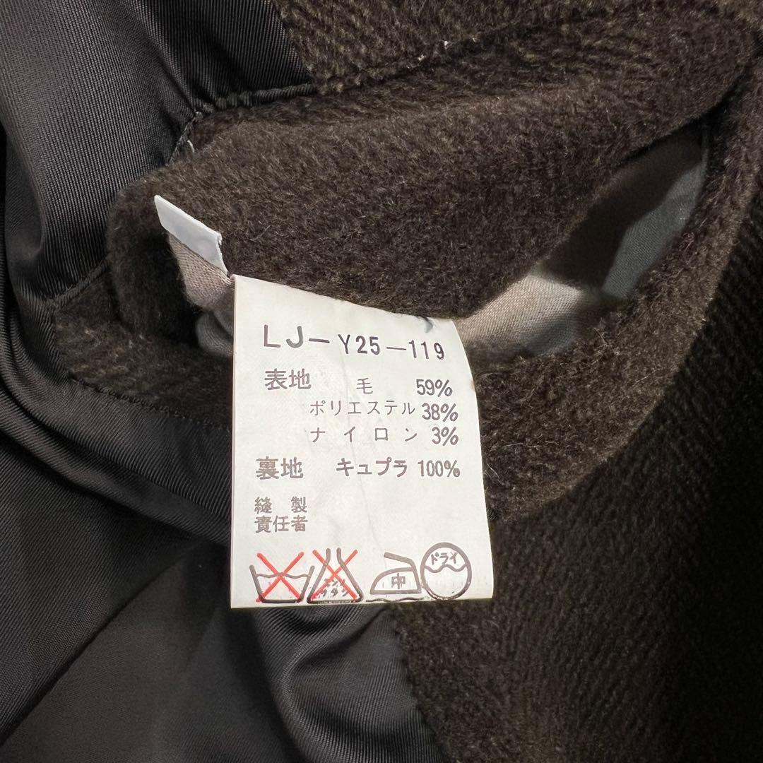 LQ Y's for men ウール フーデッドコート カーキ