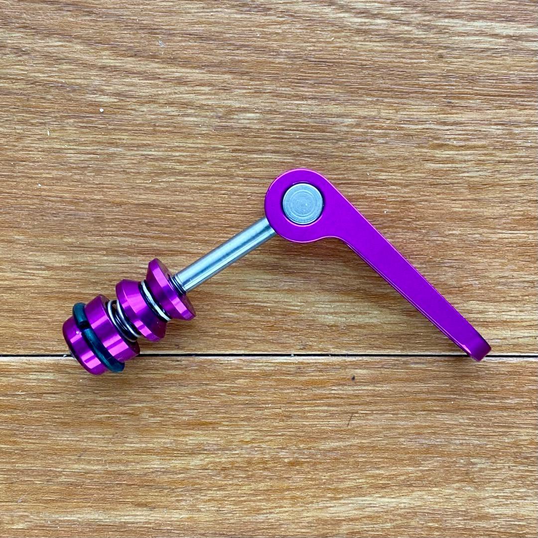 Ringleシートクランプ チタンシャフト パープル