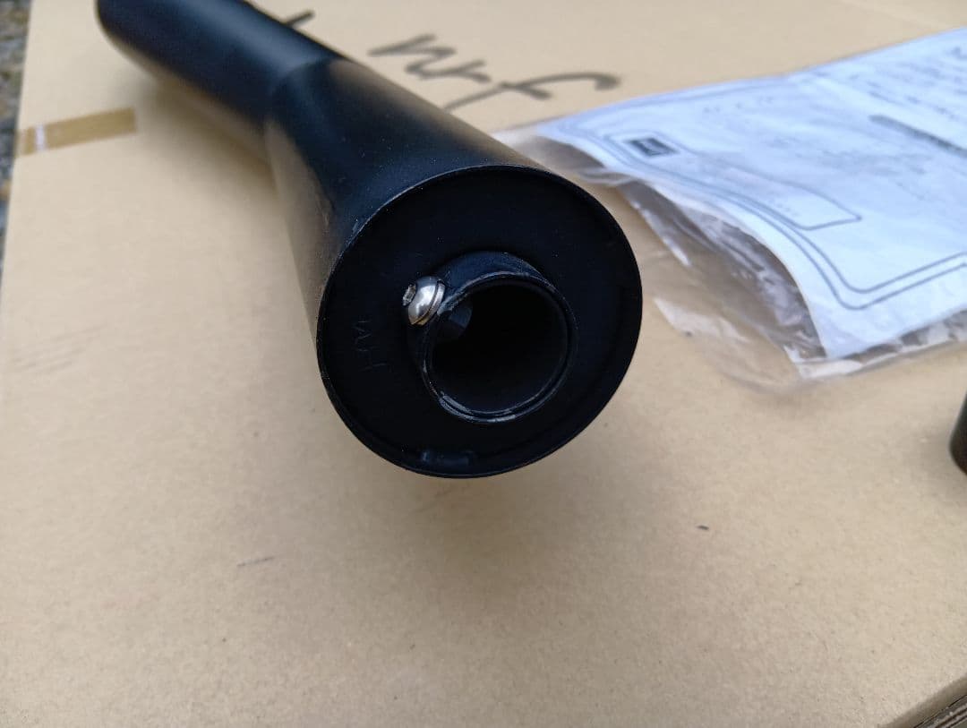 中澤製作所　FTR223用 レトロステージ手曲げマフラー