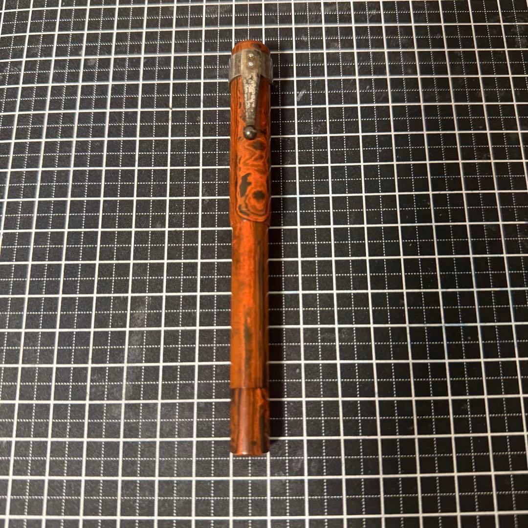 【訳あり】デラルー オノト 万年筆 マーブルエボナイト