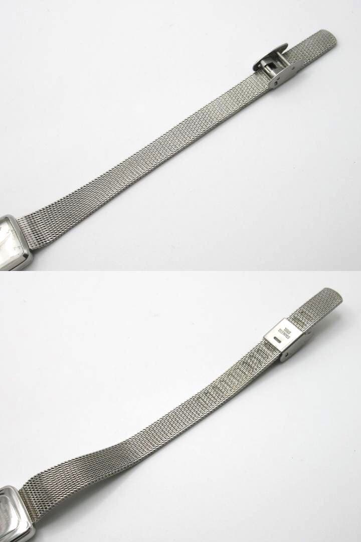 マーガレットハウエル レディース 腕時計 スクエアフェイス シルバー SSベルト