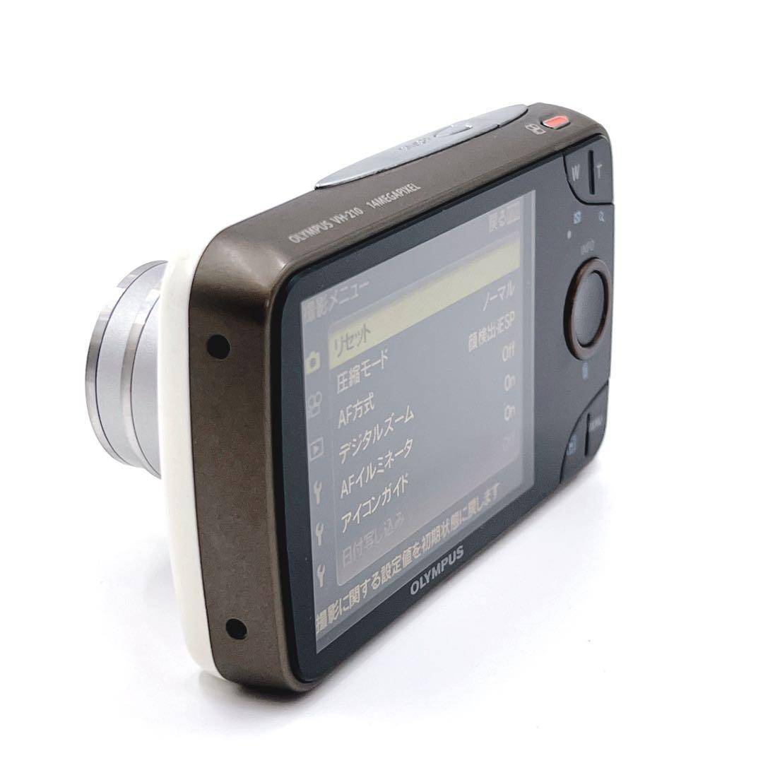 【美品】 OLYMPUS VH-210 ホワイト　コンデジ　オリンパス　デジカメ