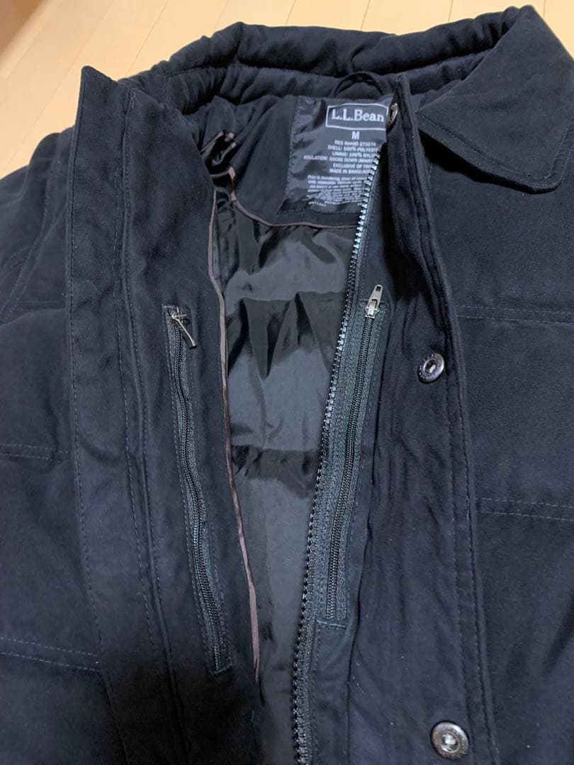【希少】L.L.Bean エルエルビーンダウンジャケットブラックMサイズLサイズ