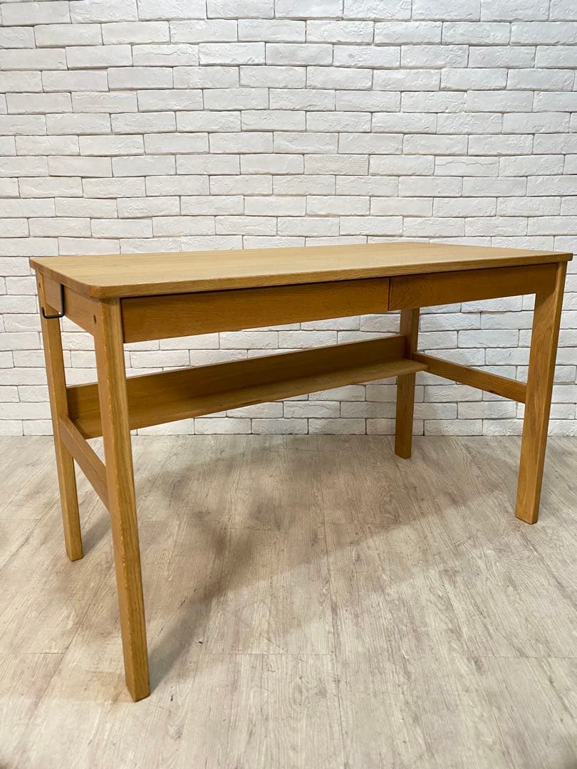 【東京都内23区配送無料】　無印良品 オーク　無垢材　デスク 机