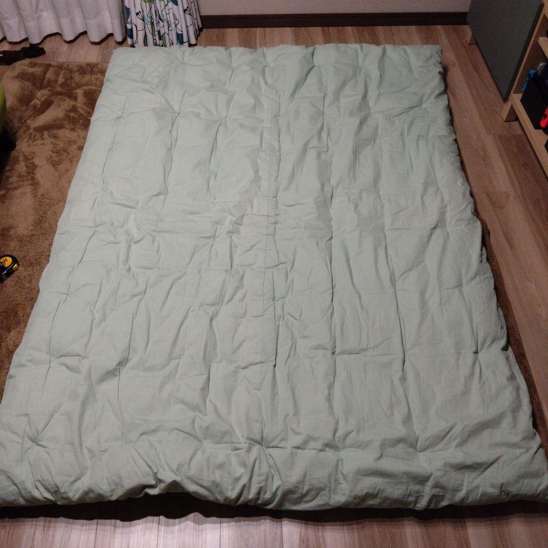 シングル 花柄掛け布団 約10cm厚