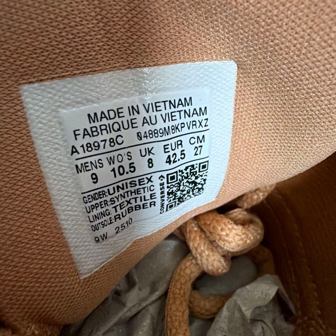 US9 新品 SHAI 001 converse Hail Clay SGA