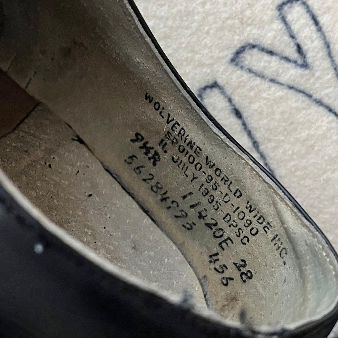 90s usnavy サービスシューズ 海軍 9 1/2R ミリタリー　革靴