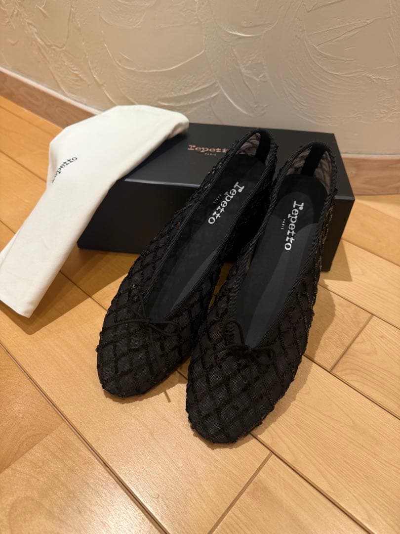 未使用品　レペット　スパンコール　バレエシューズ　37.5