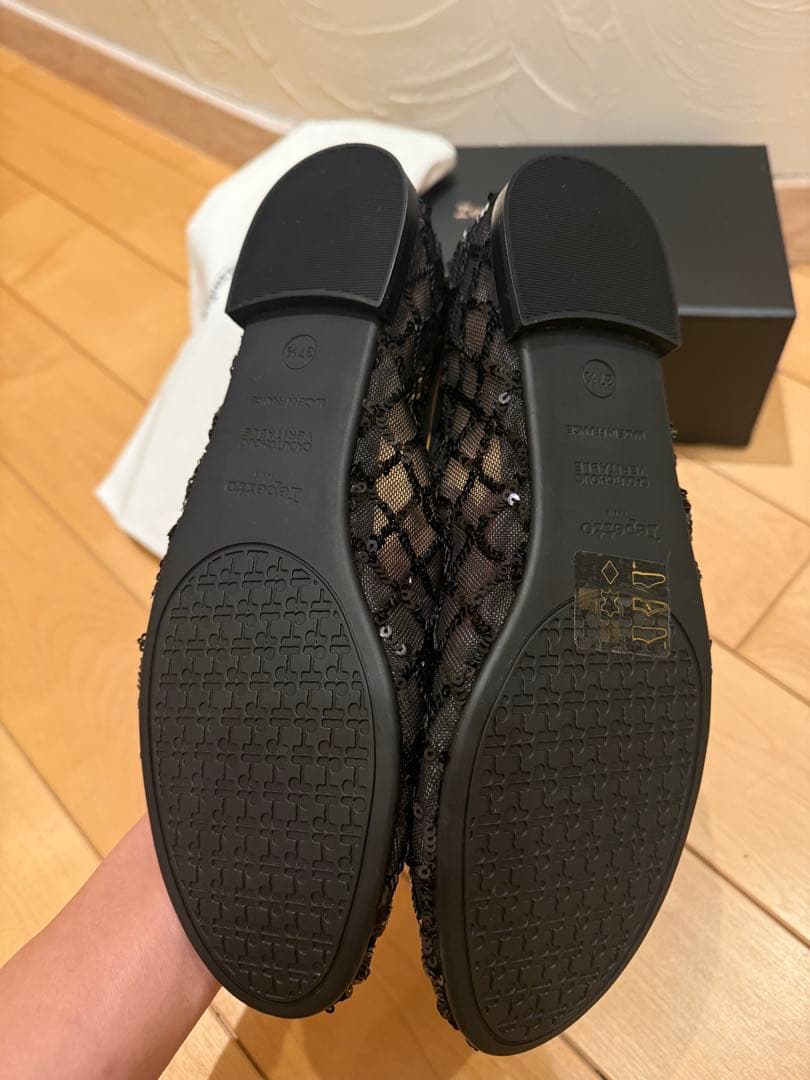 未使用品　レペット　スパンコール　バレエシューズ　37.5