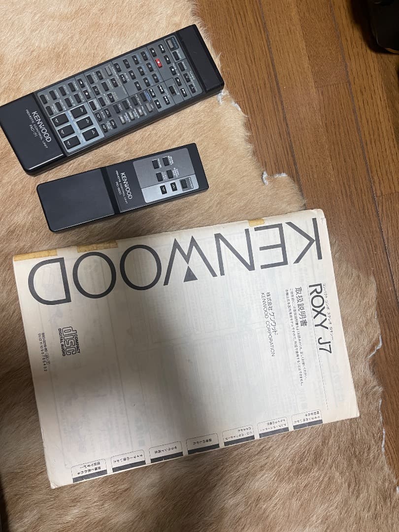 KENWOOD ROXY J7 コンポ （リモコン、取説付）