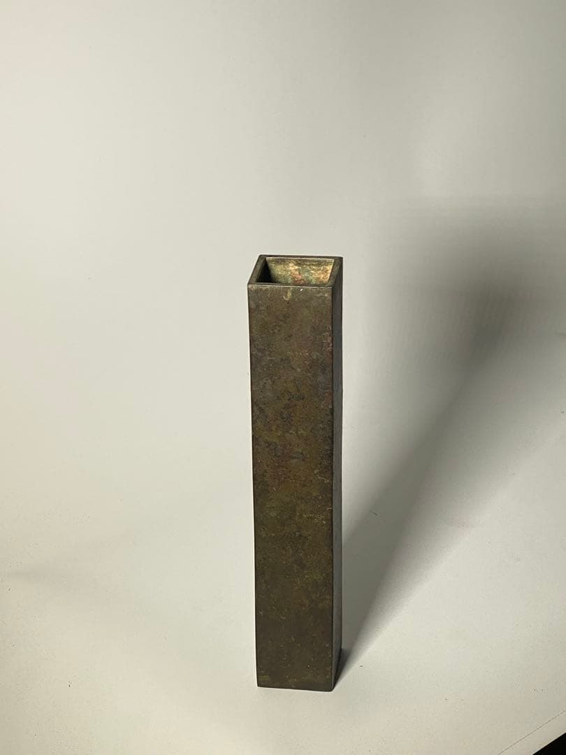 古銅　花生　花瓶　花器　華道