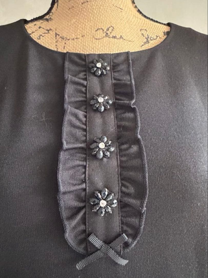 スーパービューティー☆ウエスト切り替え花柄ワンピース☆未使用