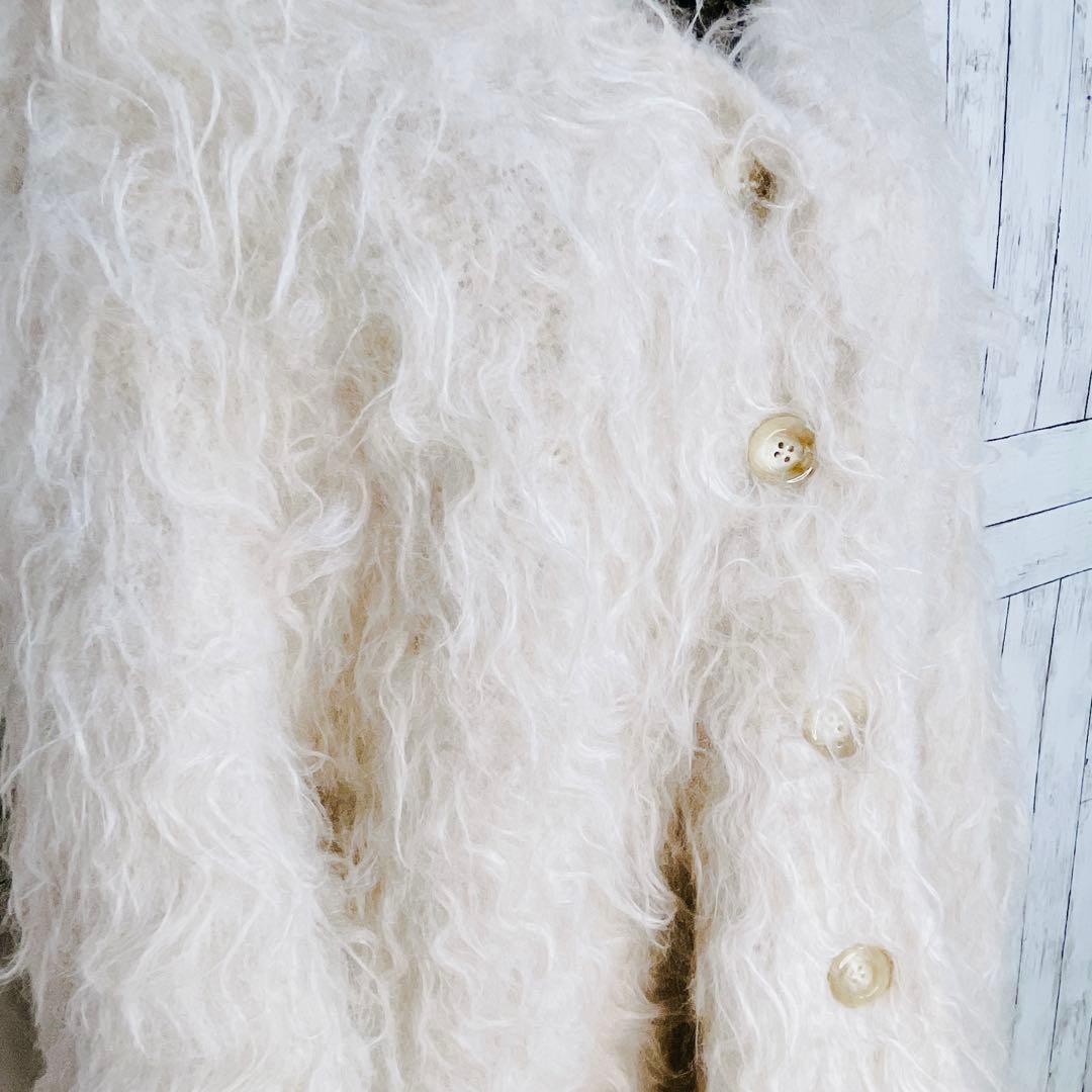 【美品】THETOE PIGALLE SHAGGY シャギーカーディガン