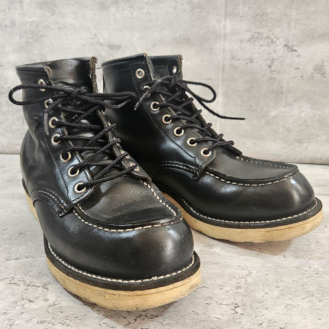 REDWING アイリッシュセッター ブラック モックトゥ 8130 UK6