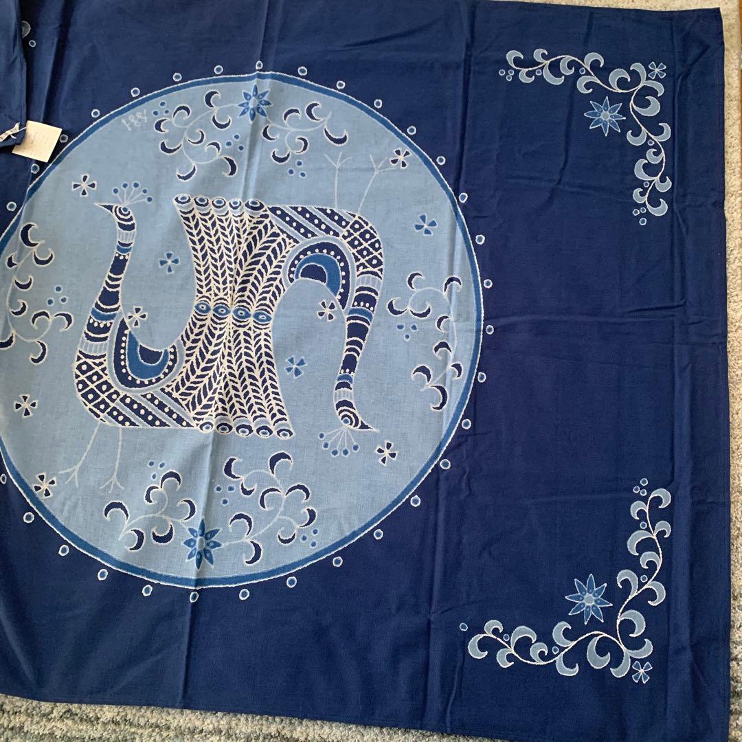 綿貫宏介　藍染　テーブルクロス マルチクロス　綿100％