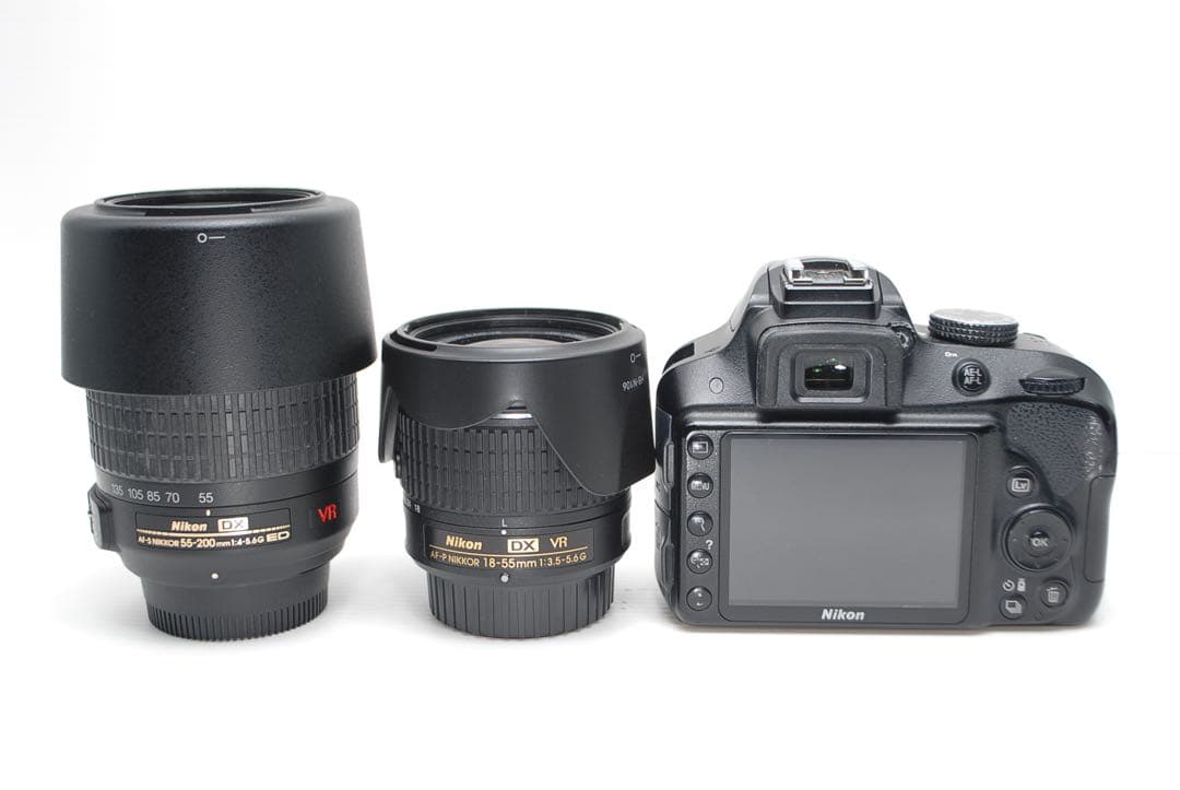 ❤️Nikon D3300❤️望遠レンズ付き 手ぶれ補正付き美品 スマホ転送OK