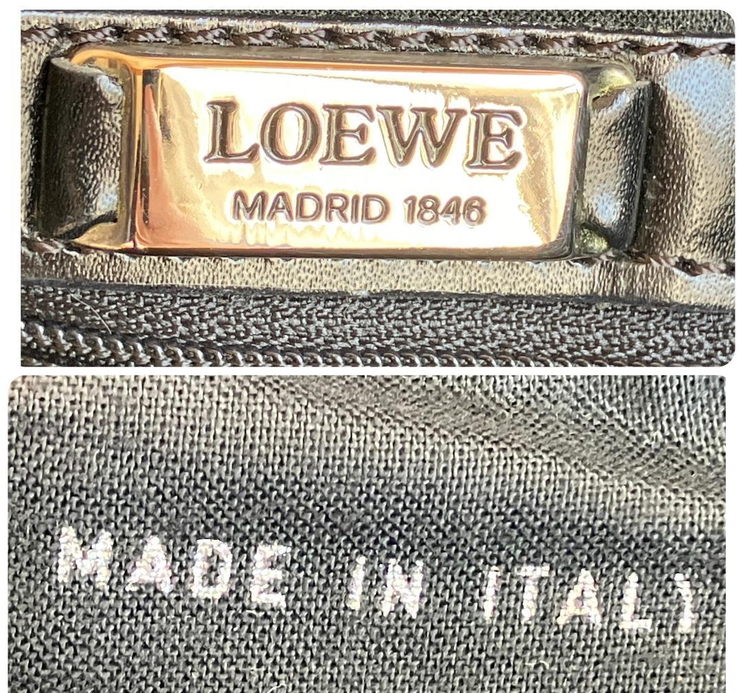 S*️様 LOEWE ロエベ　ショルダーバッグ　パズル　アナグラム　ナイロン&レ