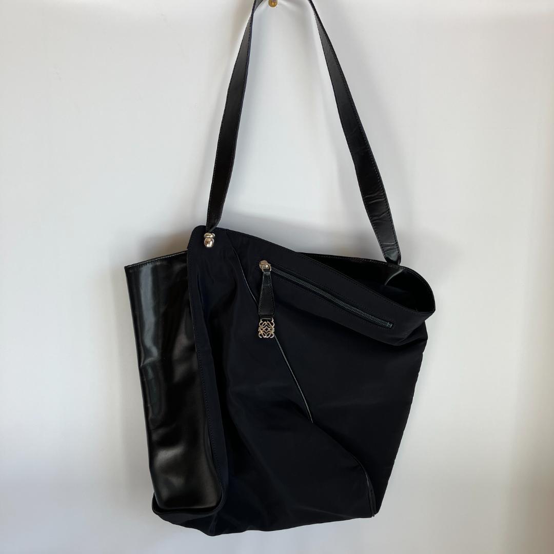 S*️様 LOEWE ロエベ　ショルダーバッグ　パズル　アナグラム　ナイロン&レ