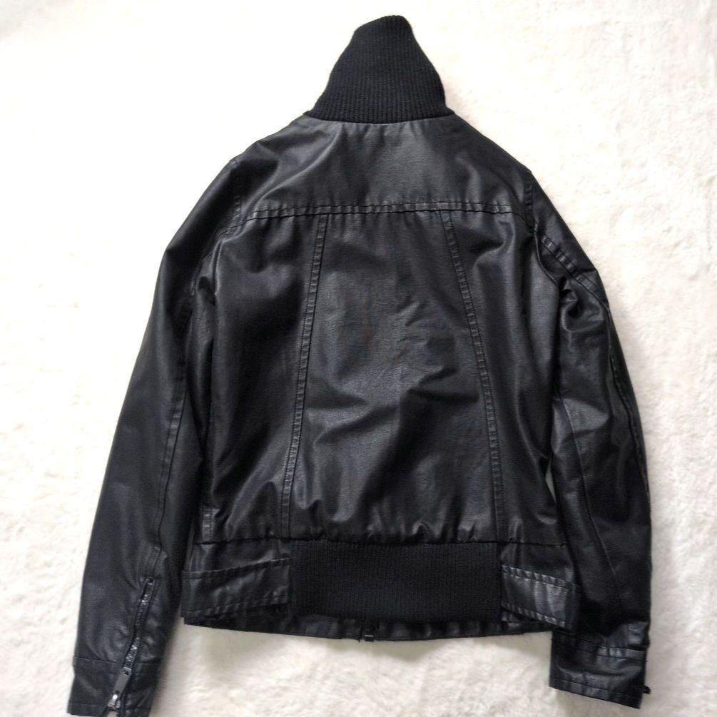 DIESEL ディーゼル ライダース コーティングジャケット ハイネック y2k