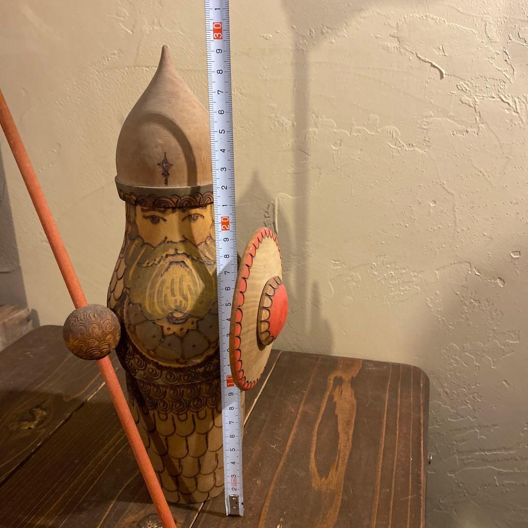 ボガティーリ人形？　ロシア　アンティーク