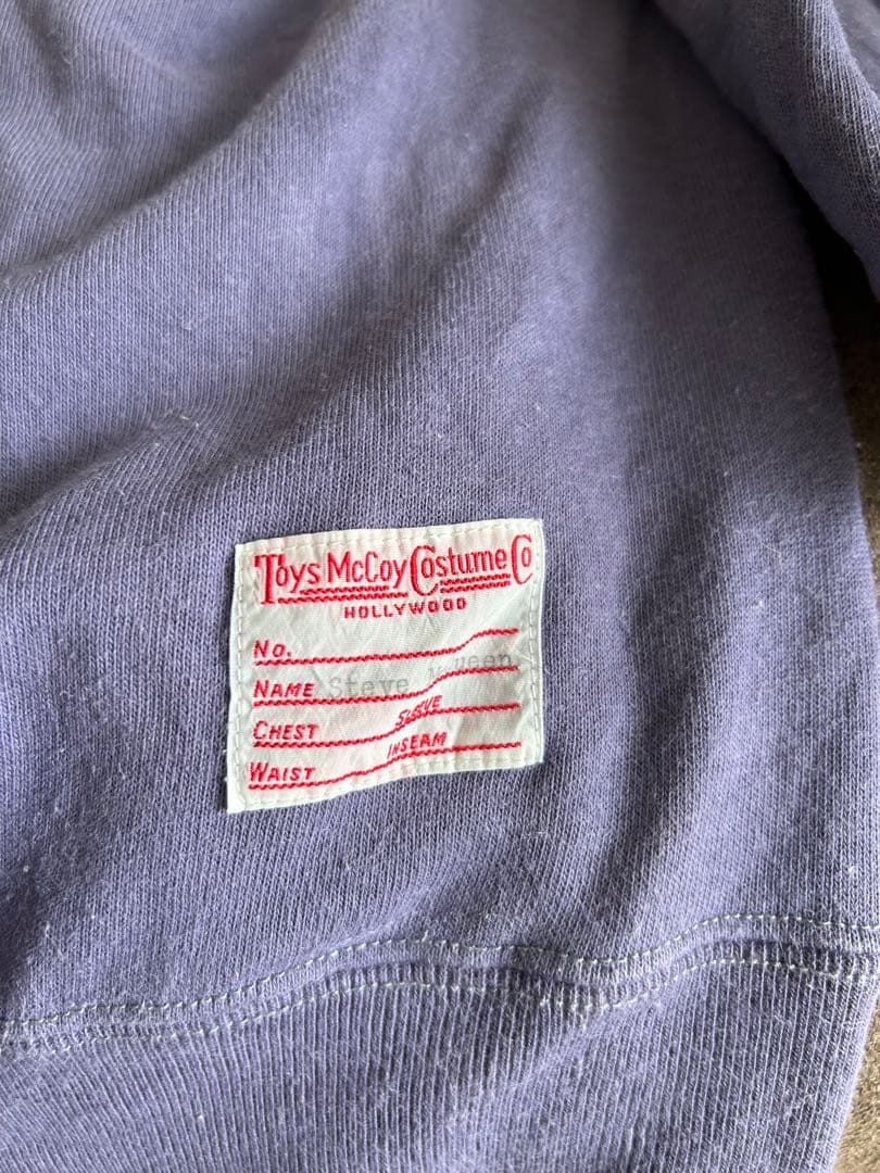 Real McQueen パープル スウェット 40