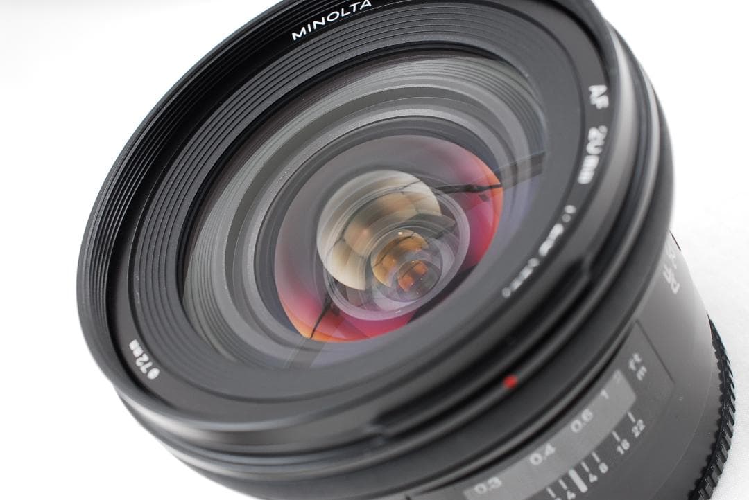 MINOLTA AF 20mm F/2.8 レンズ