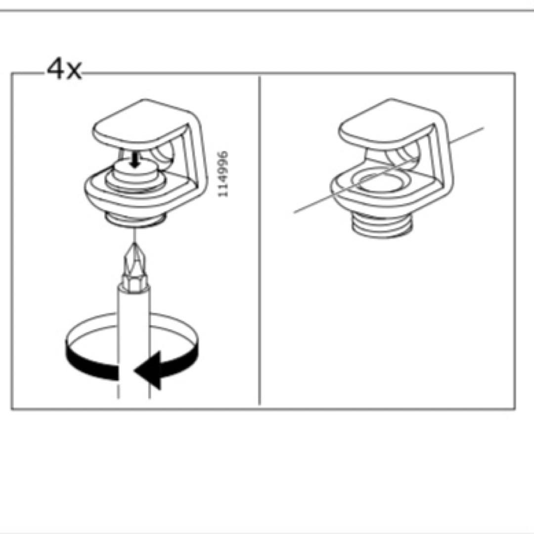 【匿名送料込】IKEAビリー / ホーグボー 本棚 ガラス扉ガラス棚板付き